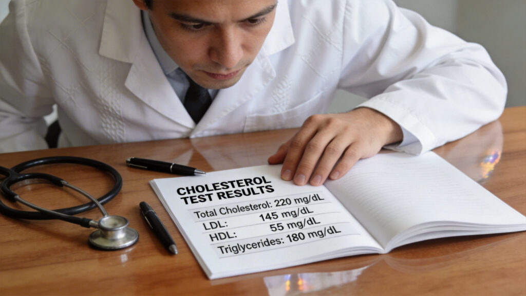 How do I read my cholesterol lab results?